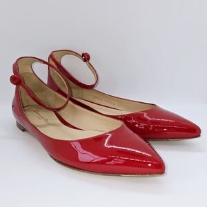 GIANVITO ROSSI Vivian Patent Leather Flat IT36/US6
